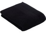 Badetuch VOSSEN "Tomorrow", schwarz, B:67cm L:140cm, Webfrottier, Baumwolle, Handtücher, Badetuch