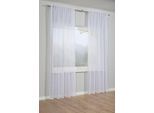 Gardine GARDINIA "Schal mit Gardinenband Ausbrenner Grafik", weiß, B:140cm H:245cm, Obermaterial: 50% Polyester, 50% Viskose, Gardinen, Gardine, Stoff Ausbrenner Graphic