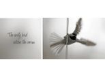 Leinwandbild QUEENCE "Early Bird", grau (farbe bild(er): grau), B:100cm H:40cm T:2cm, Canvas, Holzrahmen, Bilder, Leinwandbild, Premium-Leinwandstoff, Handarbeit aus Deutschland, Spruch, 2er Set