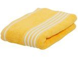 Handtücher GÖZZE "Rio", gelb, B:50cm L:100cm, Walkfrottee, Obermaterial: 100% Baumwolle, Handtücher, Handtücher, im Set, mit frischer Streifenbordüre