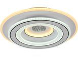 JUST LIGHT Deckenleuchte "TOLAGO", weiß, 1, Ø 40cm H: 7,5cm, 1 Stk., Leuchten, LED, Fernbedienung, Infrarot inkl., Deckenleuchte