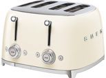 SMEG Toaster "TSF03CREU", beige (cremefarben), B:33cm H:20cm T:30cm, Toaster, Toaster