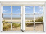 Leinwandbild QUEENCE "Sylt", beige (farbe bild(er): natur), B:60cm H:90cm, Canvas, Holzrahmen, Bilder, Leinwandbild, Premium-Leinwandstoff