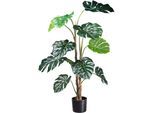 Künstliche Zimmerpflanze CREATIV GREEN "Splitphilodendron", grün, H:140cm, Kunstpflanzen, Künstliche Zimmerpflanze, mit detailgetreuem Blattwerk