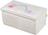 Polsterbank ROBA "Peppa Pig", grau, Sitzbänke, Kinder, B/H/T: 57cm x 28cm x 31cm, Polsterbank, mit Aufbewahrungsfunktion - für Kinder, B:57cm H:28cm T:31cm