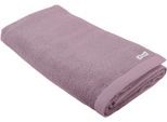 Badetuch TOM TAILOR HOME "COLOR BATH", lila (cozy mauve), B:80cm L:200cm, Frottier, Frottier, Handtücher, Badetuch, 100% Baumwolle, 80x200 cm, uni, große Farbauswahl
