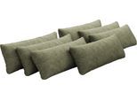 Sofakissen OTTO HOME "Mikado", grün (olive), B:65cm H:25cm T:10cm, 100% Polyester, Polsterauflagen, Sofakissen, 3,5,6,7-teilige Kissen-Sets zur Auswahl