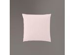 Kissenbezug IRISETTE "Lumen 8129", beige (puder), B:40cm L:40cm, Interlock-Jersey, Obermaterial: 100% Baumwolle, Kissenbezüge, Kissenbezug, hochwertig und traumhaft weich