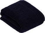 Badetuch VOSSEN "Vienna Style Supersoft", blau (deep water), B:100cm L:150cm, Walkfrottee, Baumwolle, Handtücher, Badetuch, Supersoft Baumwolle