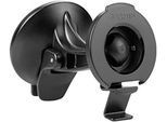 GARMIN Navigationsgeräte-Halterung "Saugnapfhalterung mit rundem Halteclip", schwarz, B:7cm H:6cm T:17,5cm, Gerätehalterungen, Navigationsgeräte-Halterung