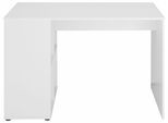 Schreibtisch FMD "Gent", weiß, B:117cm H:75cm T:73cm, Tische, Schreibtisch, mit 4 seitlichen Fächern