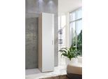Drehtürenschrank WIMEX "Malta", weiß (struktureichefarben hell, hochglanz weiß), B:40cm H:185cm T:54cm, Schränke, Drehtürenschrank, mit Hochglanz-Front