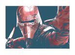 Bild KOMAR "Star Wars Faces Kylo", bunt (farbe bild(er): bunt), B:70cm H:50cm, Holz, Papier, Bilder, Bild, Wandbild zur Dekoration im Kinderzimmer - ohne Rahmen