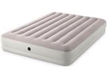 Luftbett INTEX "Dura-Beam Prestige mid-rise mit USB150 Pumpe" Gr. 152, grau, Luftbetten, B/H/L: 152cm x 30cm x 203cm, Kunstseide, Vinyl, Luftbett, B:152cm H:30cm L:203cm