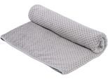 Handtücher OTTO HOME "Parris, diverse Größen, ideal als Sporthandtuch, Reisehandtuch", grau (hellgrau), B:180cm L:100cm, Microfaser, Obermaterial: 88% Polyester, 12% Polyamid, Handtücher, Handtücher, sehr leicht, kompakt, schnelltrocknend, Mikrofaser, mit Waffelmuster