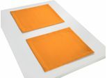 Platzset WIRTH "WirthNatur" Gr. 1, orange, B:40cm L:35cm, Obermaterial: 100% Baumwolle, Platzsets, Platzset