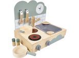 Spielküche EICHHORN "kleine Tischküche", beige (natur), Spielküchen, KinderB:40cm H:31cm T:35cm, Holz, Kunststoff, MDF, Spielküche, B:40cm H:31cm T:35cm