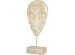 Wanddekoobjekt GILDE "Skulptur Giseh", gold (goldfarben), Polyresin (Kunststein), Wanddekoobjekte, Wanddekoobjekt