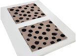 Platzset ADAM "Dots", lila, B:40cm L:30cm, Obermaterial: 73% Leinen, 27% Baumwolle, Platzsets, Platzset, aus Bio-Baumwolle,Made in Germany