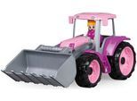 Spielzeug-Traktor LENA "TRUXX, rosa", rosa, Spielzeugfahrzeuge, KinderB:15cm H:16,5cm T:34cm, Kunststoff, Spielzeug-Traktor, inklusive Spielfigur, Made in Europe, B:15cm H:16,5cm T:34cm