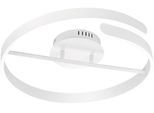 REALITY LEUCHTEN LED Deckenleuchte "Parma", weiß (weiß matt), 1, Ø 50cm H: 13,5cm, 1 Stk., Leuchten, Deckenlampe Ø 50cm, neutralweiß 4000K, dimmbare LED 37W, 4500 Lumen, LED Deckenleuchte