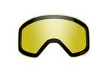 Snowboardbrille YEAZ "Magnetisches Wechselglas CLOUDY APEX", gelb, Sportbrillen, Snowboardbrille