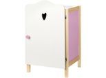 Puppenkleiderschrank ROBA "Schrank Scarlett", weiß, Puppenmöbel, KinderB:31cm H:52cm T:25cm, Holz, Puppenkleiderschrank, B:31cm H:52cm T:25cm