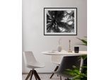 Bild QUEENCE "Mary", schwarz (farbe rahmen: schwarz, farbe bild(er): schwarz), B:40cm H:30cm, Acrylglas, Holz, Papier, Bilder, Bild, HD Premium Poster-Druck inkl. Holzrahmen