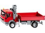 Spielzeug-LKW SIKU "Mercedes-Benz Atego mit Kran (3534)", rot, Spielzeugfahrzeuge, KinderB:6cm H:8cm T:14,3cm, Kunststoff, Metall, Spielzeug-LKW, B:6cm H:8cm T:14,3cm