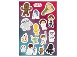 Wandtattoo KOMAR "Star Wars Little Heroes - Größe 50 x 70 cm", bunt, B:50cm H:70cm, Folie, Wandtattoos, Wandtattoo, selbstklebend, Wandsticker, Kinderzimmer