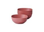 Schale MEPAL "Schalen Silueta 250 ml 4er Set", bunt (vivid mauve), L:11cm, Schüsseln, Schale