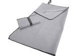 Sporthandtuch DYCKHOFF "Mikrofaser Sporttuch", grau, B:60cm L:120cm, Microfaser, Obermaterial: 90% Polyester, 10% Polyacryl, Handtücher, Sporthandtuch, auch als 2er Set erhätlich