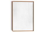 Bild REINDERS "Formen", weiß (farbe bild(er): weiß), B:50cm H:70cm T:3cm, Holzwerkstoff, Bilder, Bild