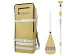SUP-Paddel YEAZ "Rucksack und Paddel LE CLUB KIT", gelb, Paddel, SUP-Paddel