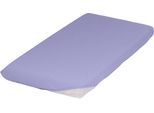 Matratzenschutzbezug SETEX "Feinbiber Spannbetttuch wasserdicht", lila (flieder), B:60cm H:0,5cm L:120cm, Bezug: 100% Baumwolle. Füllung: 100% Polyurethan, Matratzenzubehör, Matratzenschutzbezug, Für Matratzen mit einer von Höhe von 10-12cm