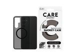 CARE BY PANZERGLASS Handyhülle "Magnetic Compatible Smokey Case für Samsung Galaxy S24+", schwarz, B:11cm H:2cm T:19,5cm, Hüllen, Backcover, Schutzhülle, Handyschutzhülle, Case, Schutzcase, stoßfest, Handyhülle