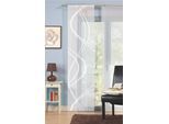 Schiebegardine HOME WOHNIDEEN "TIBERIO" Gr. 1, weiß (wollweiß), B:60cm H:245cm, Scherli, Polyester, Gardinen, Schiebegardine, HxB: 245x60, transparente Voile