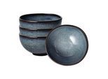 Schale "Suppenbol Lave 280 ml 4er Set grau", grau, L:12,8cm, LIKE. BY VILLEROY & BOCH, Schüsseln, Schale