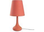 PACO HOME Tischleuchte "HELA", orange, 1, Ø 18,2cm H: 36,5cm, Leuchten, LED E14 Lampe, Tischleuchte Für Kinderzimmer u. Wohnzimmer Modern, Tischleuchte