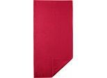 Badetücher EGERIA "Madison", rot, B:70cm L:140cm, Walkfrottee, Obermaterial: 100% Baumwolle, Handtücher, Badetücher, Uni-Programm mit Streifenbordüre, reine Baumwolle