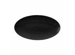 Servierplatte SELTMANN WEIDEN "Servierplatte Life Fashion 33x18 cm", schwarz (glamorous schwarz), L:32,9cm, Porzellan, Servierplatten, Servierplatte
