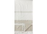 Hamamtuch EGERIA "Pestemal Herri", beige (sand), B:100cm L:180cm, Hamam Frottier, Obermaterial: 100% Baumwolle, Handtücher, Hamamtuch, 100x180 cm, mit Muster & Fransen, ideal als Strandtuch