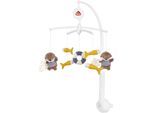 Mobile FEHN "Otter Theo, Musik-Mobile", bunt, Mobilés, BabyB:40cm H:65cm, Kunststoff, Plüsch, Mobile, B:40cm H:65cm