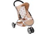 Puppenbuggy CHIC2000 "Speedy", beige (bärchen beige), Puppenwagen, KinderB:35cm H:59cm T:54cm, Kunststoff, Metall, Polyester, Puppenbuggy, mit leichtgängigen Doppelrädern, B:35cm H:59cm T:54cm