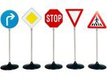 Spiel-Verkehrszeichen KLEIN, bunt, Fahrzeug-Spielwelten, KinderH:70cm, Spiel-Verkehrszeichen, Made in Germany, H:70cm