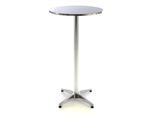 Gartentisch VCM "Stehtisch Bistrotisch klappbar Edelstahl Aluminium", silber, Tische, Gartentisch