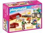 Konstruktions-Spielset PLAYMOBIL "Gemütliches Wohnzimmer (70207), Dollhouse", bunt, Spielbausteine, Kinder, Kunststoff, Konstruktions-Spielset, Made in Germany