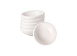 Schale VILLEROY & BOCH "Schälchen NewMoon ø 13 cm 6er Set weiß", weiß, L:12,9cm, Schüsseln, Schale