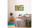 Leinwandbild KOMAR "Round About - Größe 60 x 90 cm", bunt (farbe bild(er): bunt), B:60cm, Holz, Papier, Bilder, Leinwandbild, Keilrahmenbild mi Echtholzrahmen