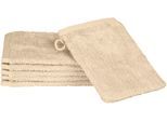 Waschhandschuh ROSS "Premium", beige (natur), B:16cm L:22cm, Frottier, Handtücher, Waschhandschuh, 100% Baumwolle